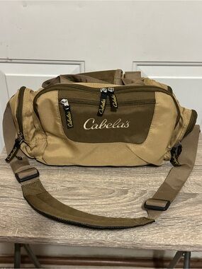 Cabela's Catch-All Gear Bag Tan 1280ci Fishing Hunting Ammo Duffle SKU 2510602